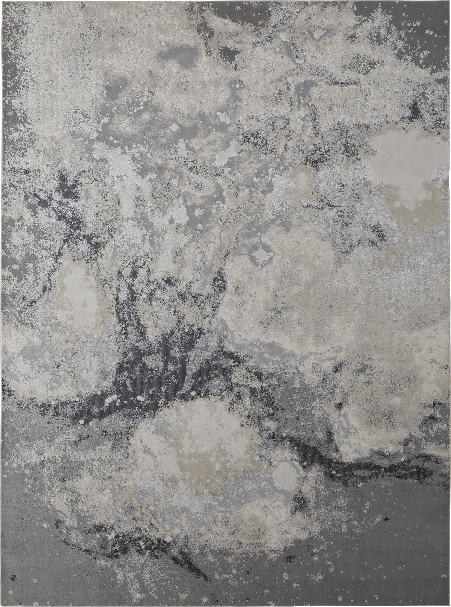 Vaves Gray 6'7 x 9'6 Rug
