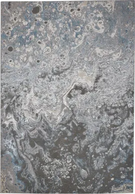 Lavalpool Gray 6'7 x 9'6 Rug