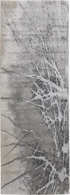 Daymere Silver 2'10 x 7'10 Runner Rug