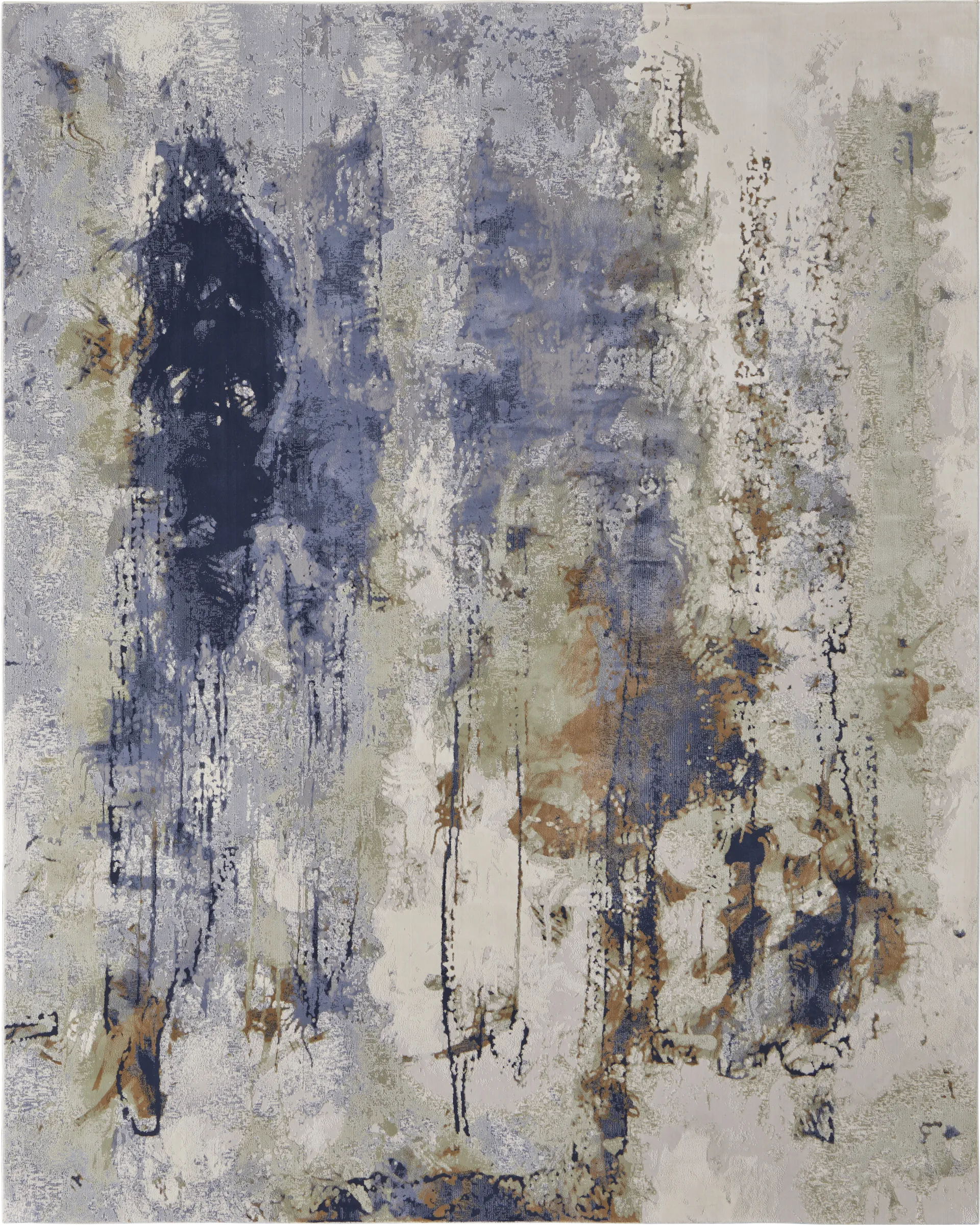 Lyari Blue 3'10 x 6' Rug - Image 1