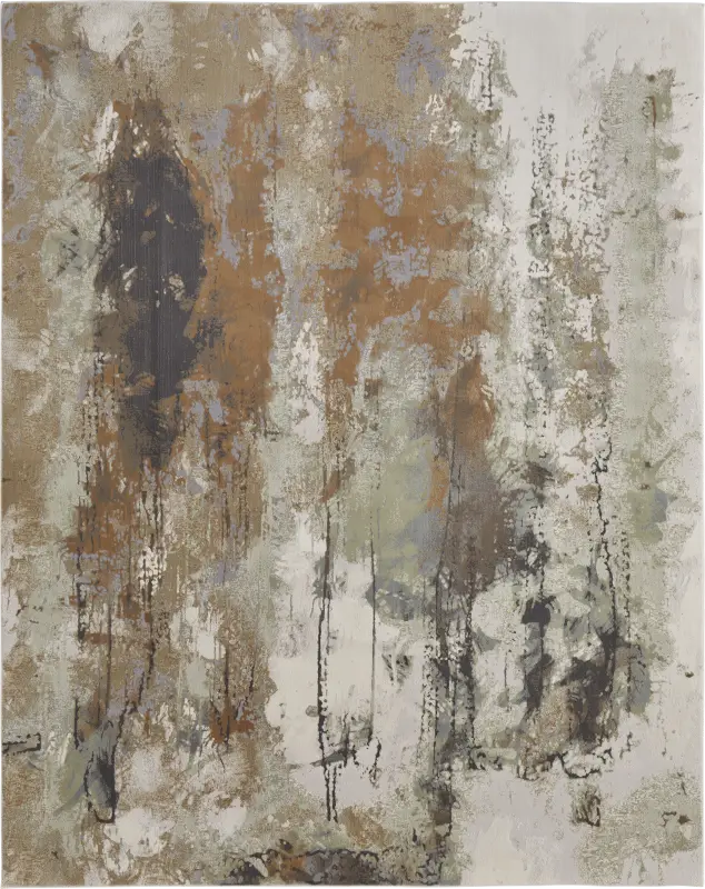 Tuncour Orange 7'9 x 10' Rug