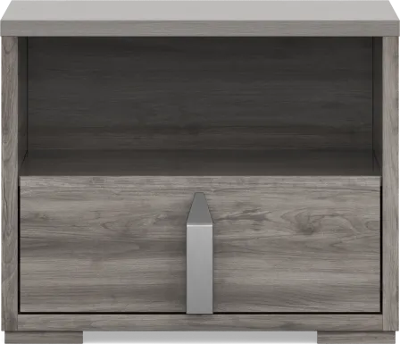 Kids Park Peak Gray Nightstand