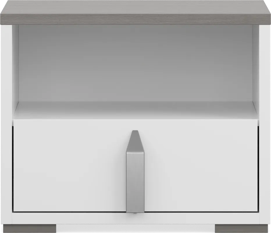 Kids Park Peak White Nightstand