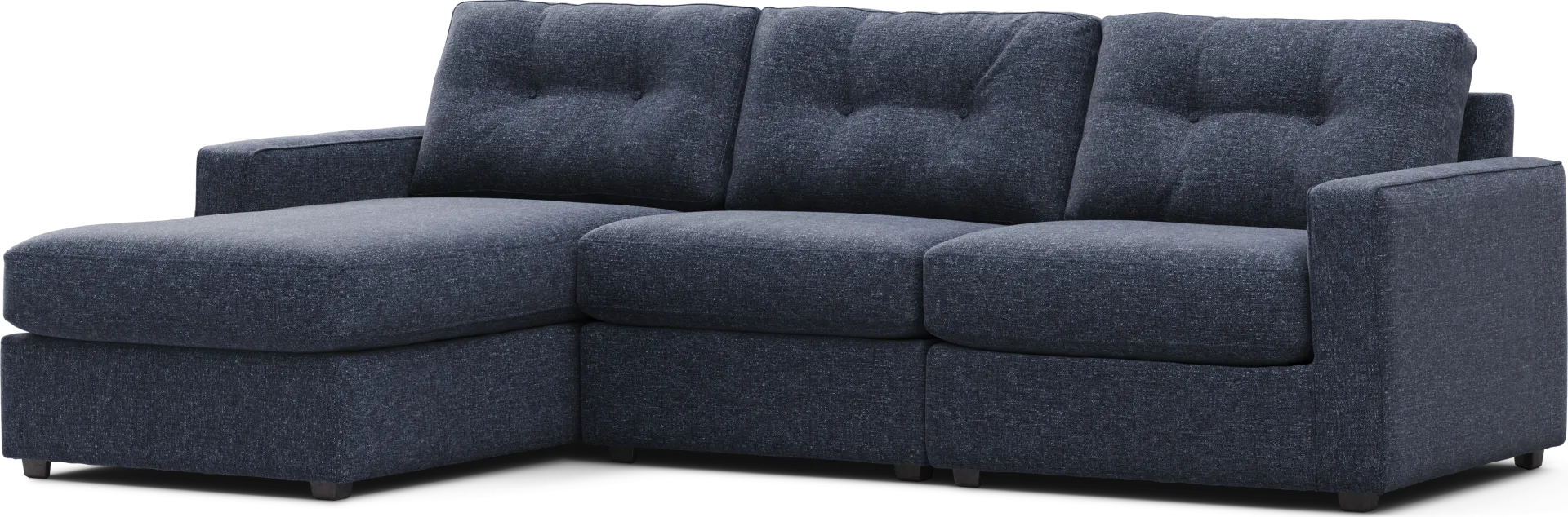 Dark Blue 3 Pc Power Reclining ModularOne - Image 1