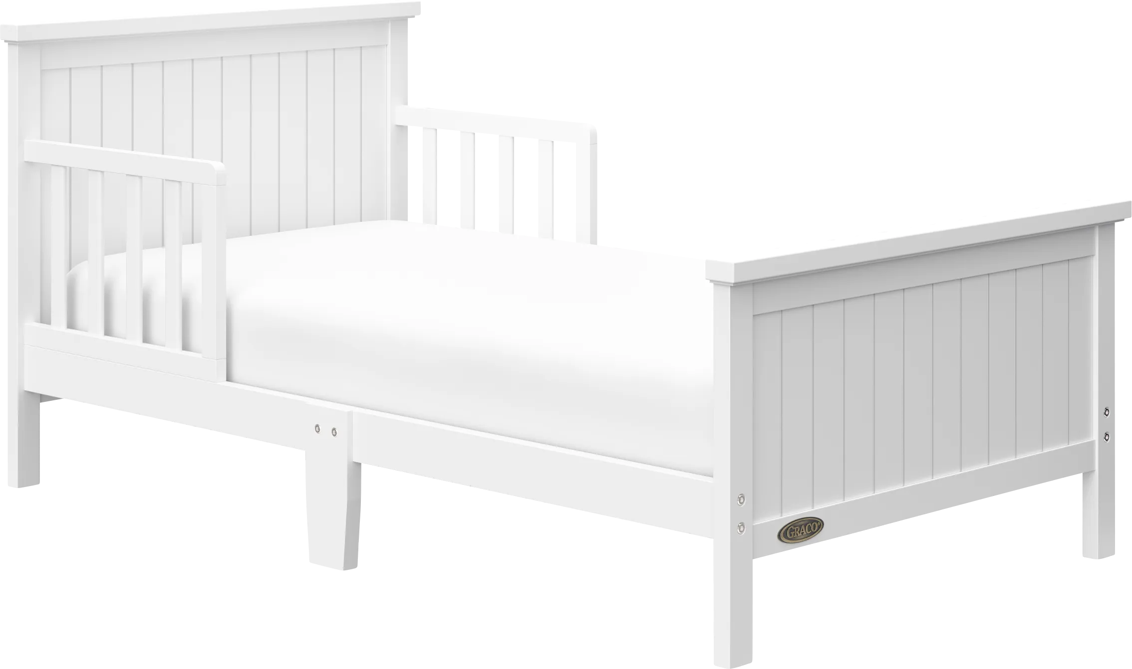 Kids Alteello White Toddler Bed - Thumbnail - Image 1