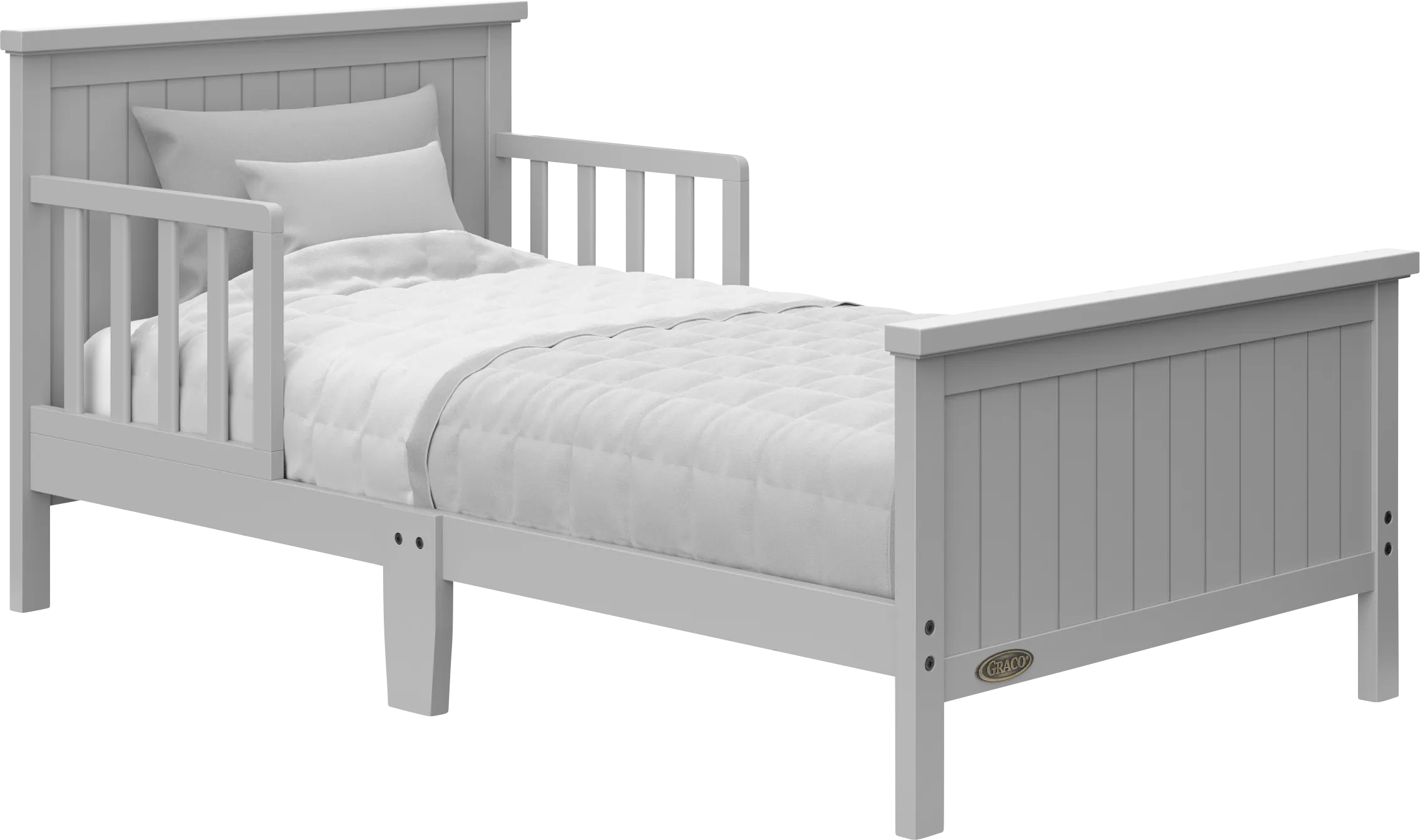 Kids Alteello Gray Toddler Bed - Thumbnail - Image 1