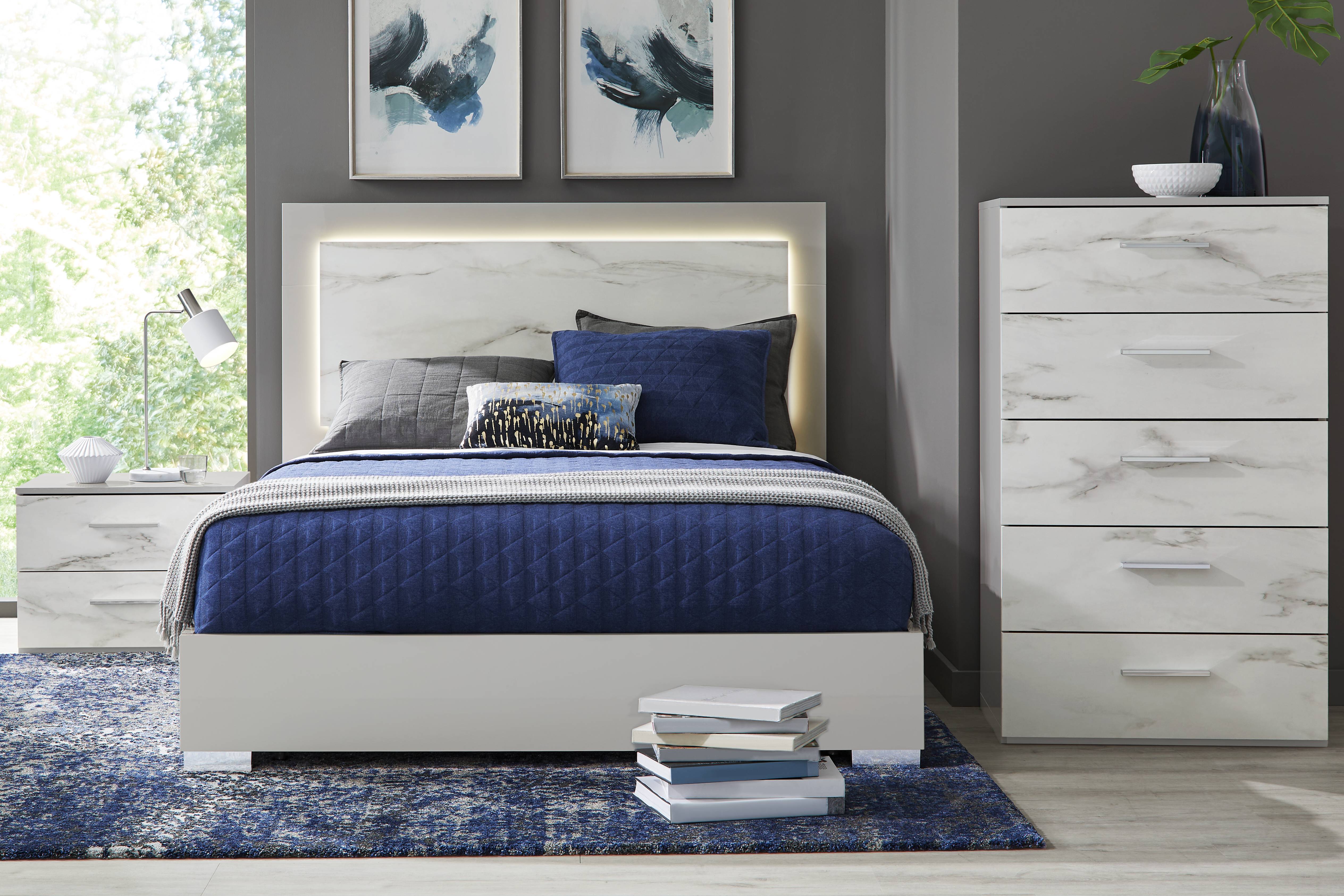 Beatrice Gray 5 Pc King Bedroom - Thumbnail - Image 1