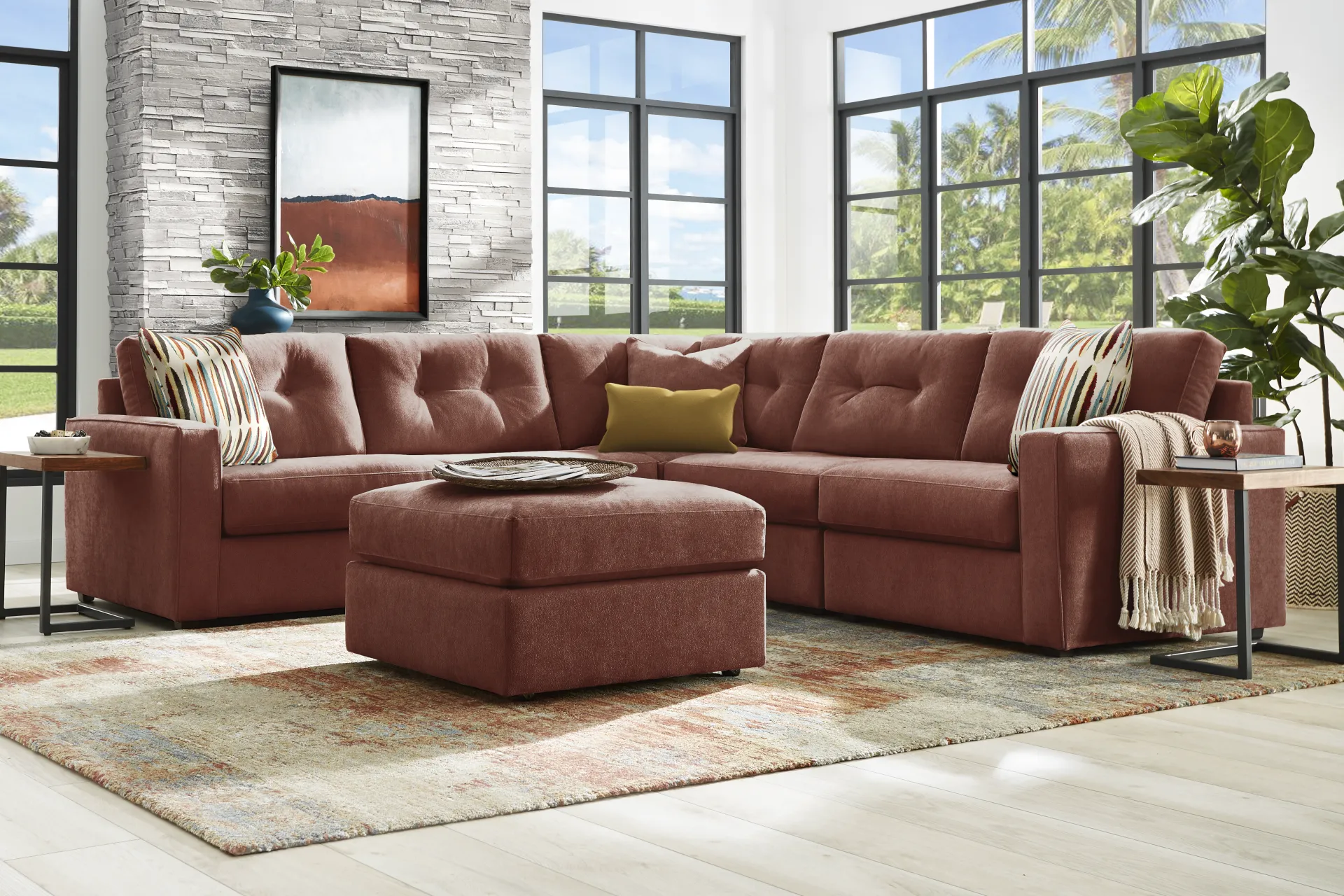 JTHO 4020 5PC SECTIONAL - Image 1