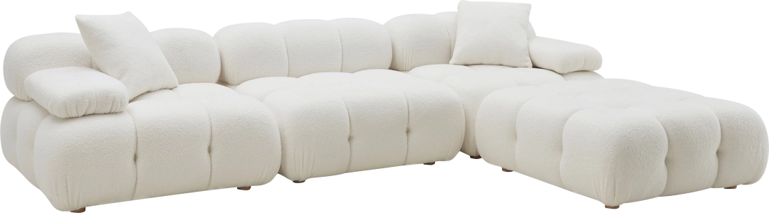 Crianza Cream 4 Pc Sectional