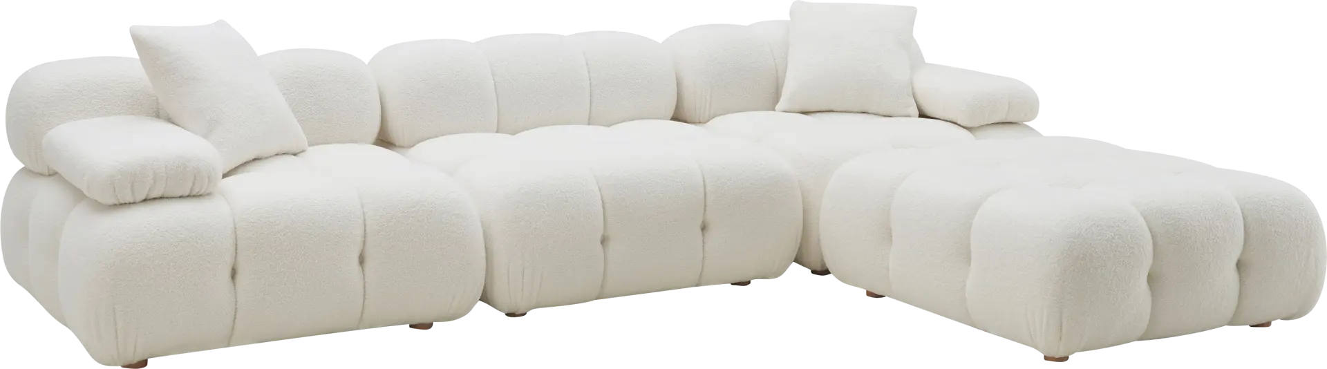Crianza Cream 4 Pc Sectional