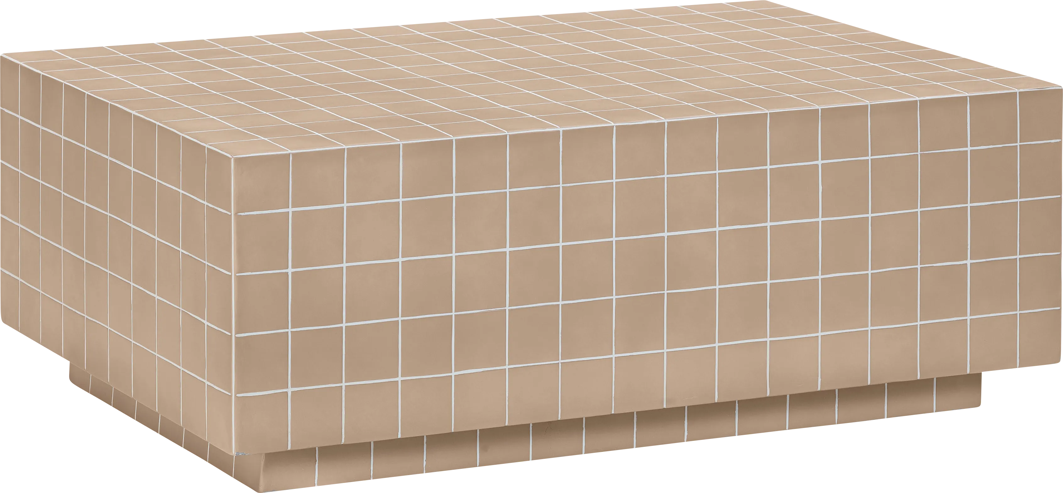 Ermantrude Taupe Cocktail Table - Thumbnail - Image 1