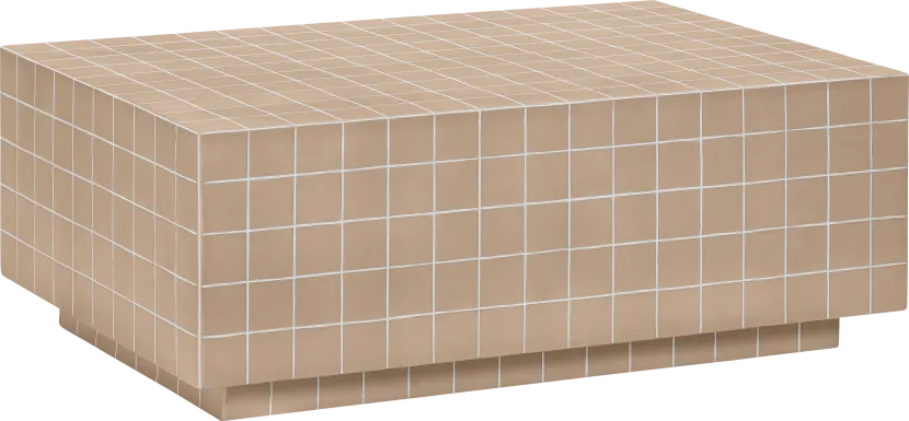 Ermantrude Taupe Cocktail Table