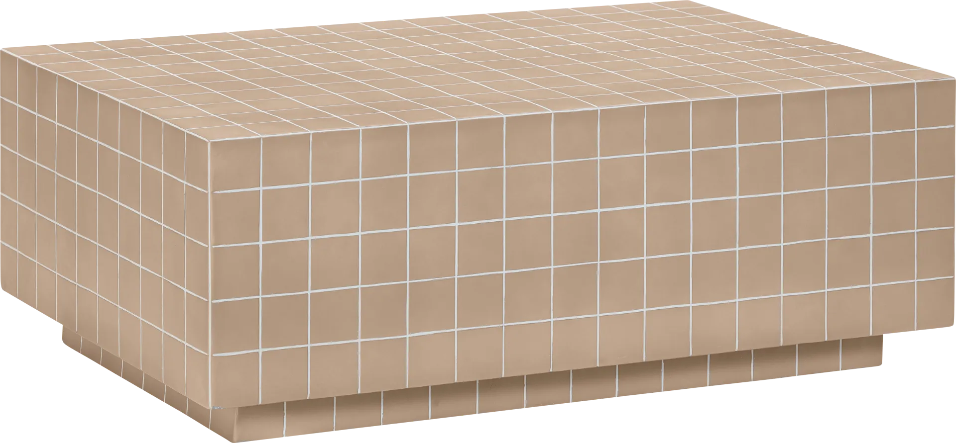 Ermantrude Taupe Cocktail Table - Image 1