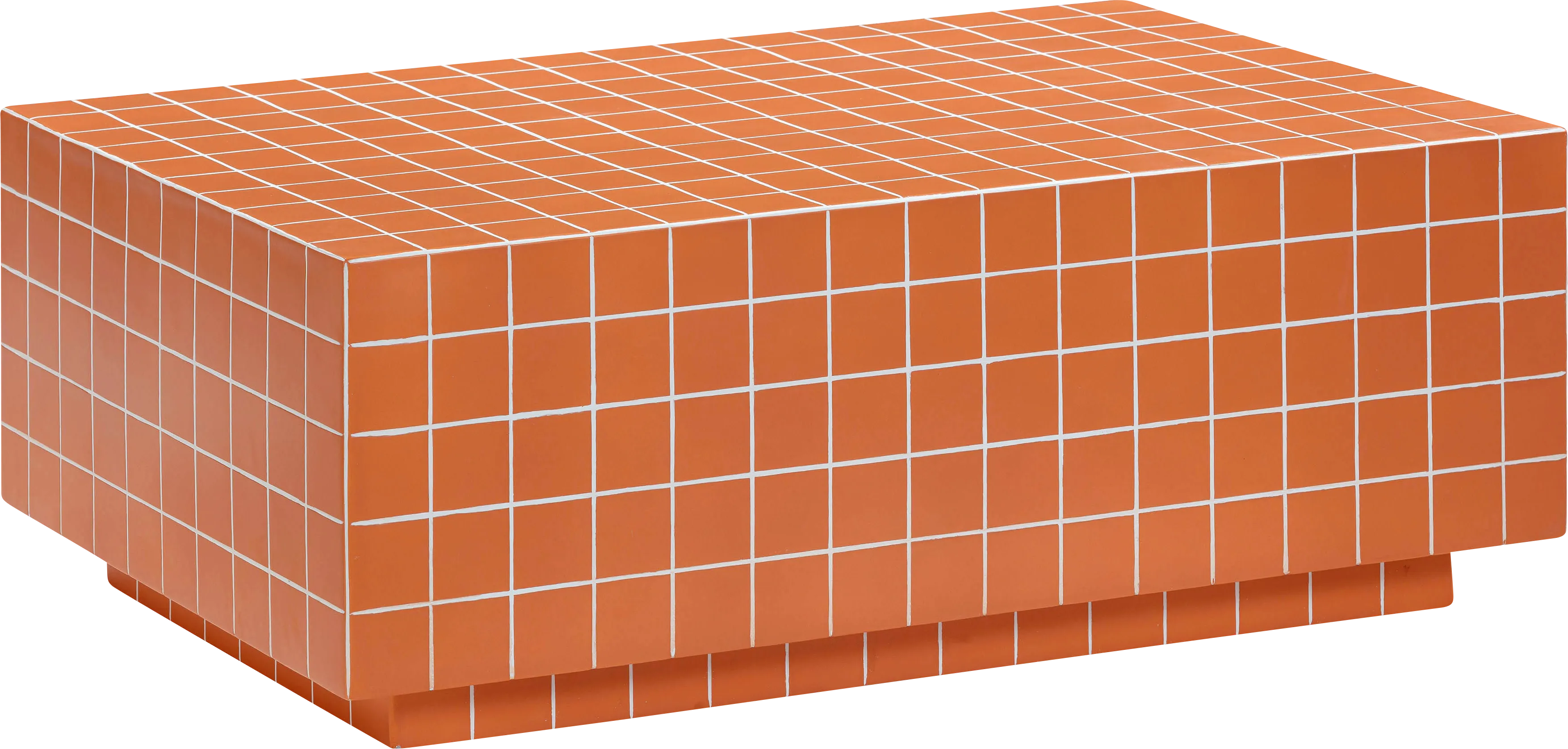 Ermantrude Orange Cocktail Table - Thumbnail - Image 1