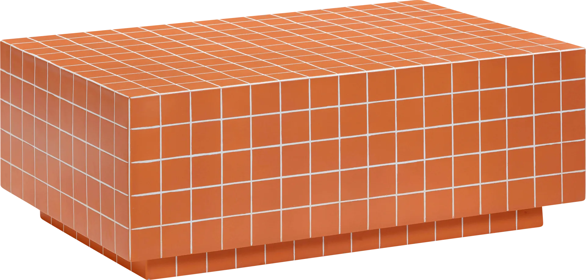 Ermantrude Orange Cocktail Table - Image 1