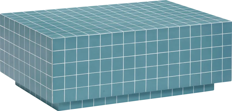 Ermantrude Blue Cocktail Table