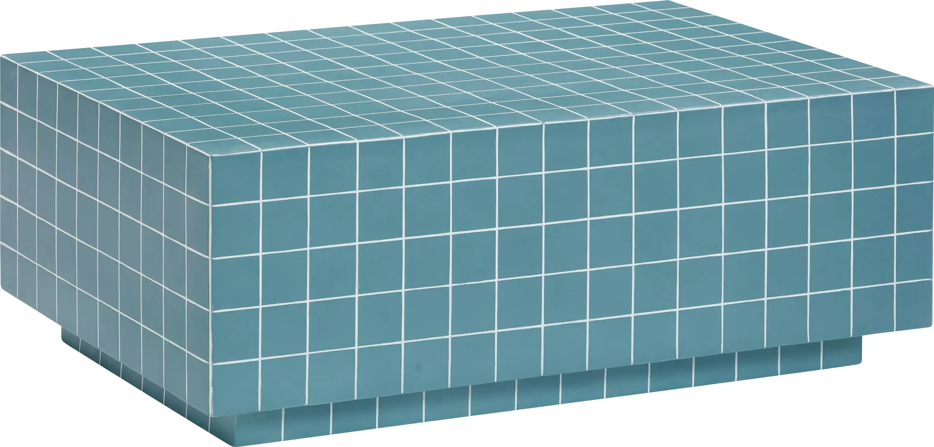 Ermantrude Blue Cocktail Table