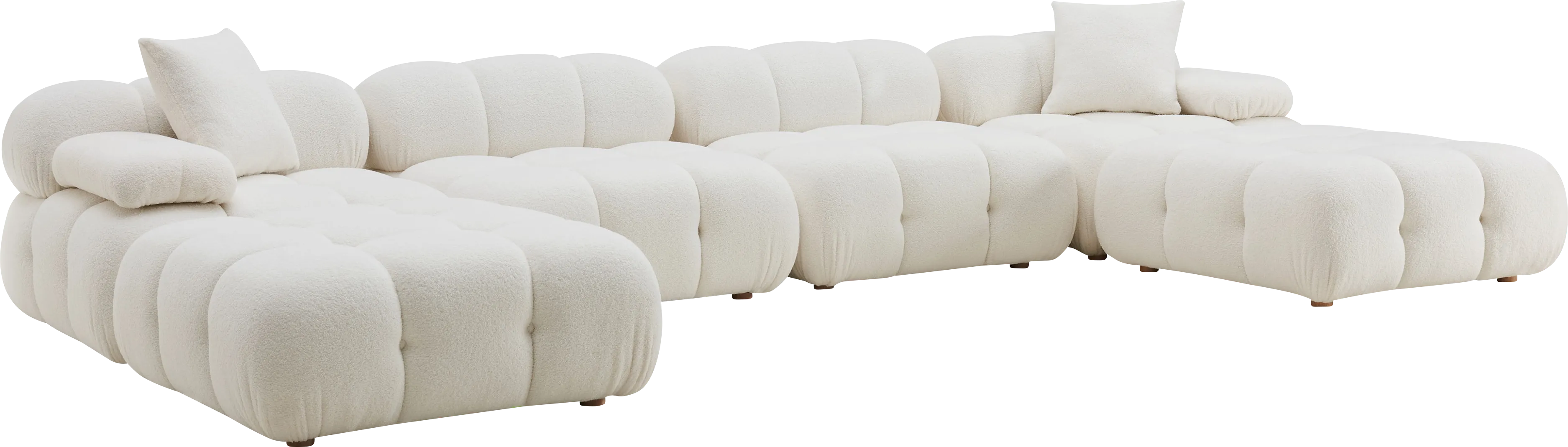 Crianza Cream 6 Pc Sectional