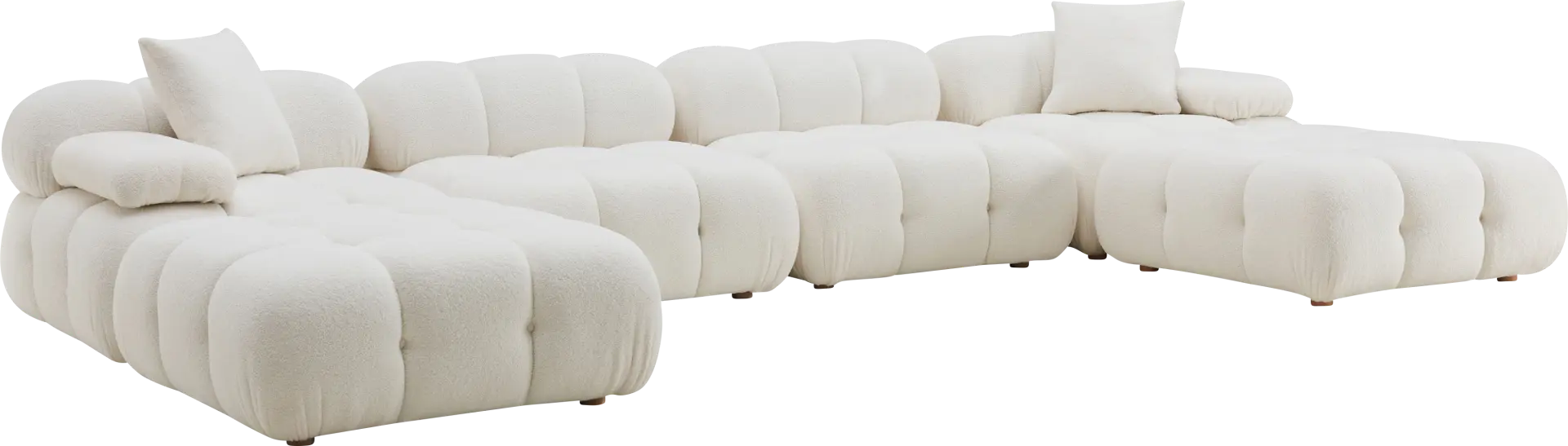 Crianza Cream 6 Pc Sectional