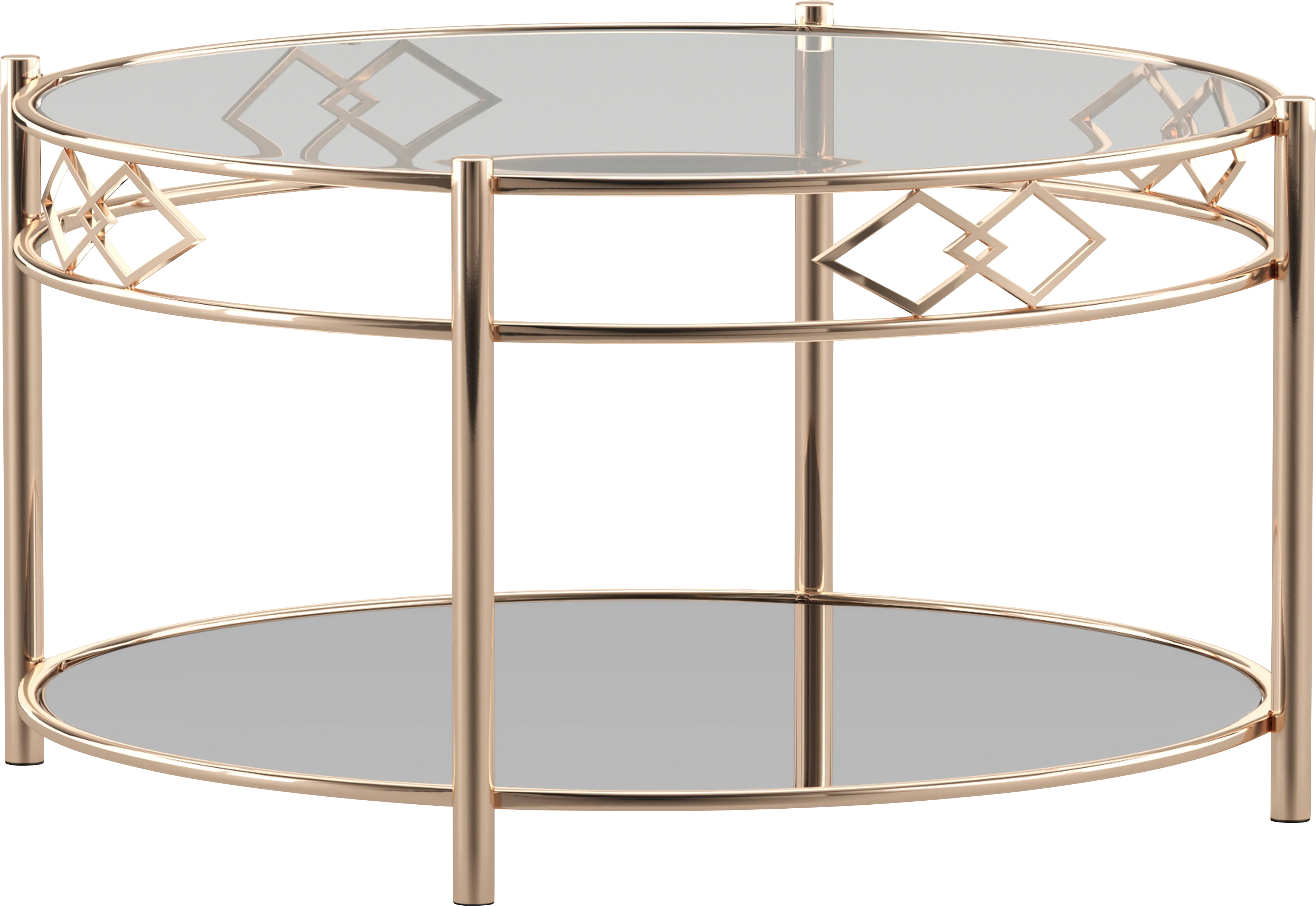 Chancery Rose Gold Cocktail Table - Image 1