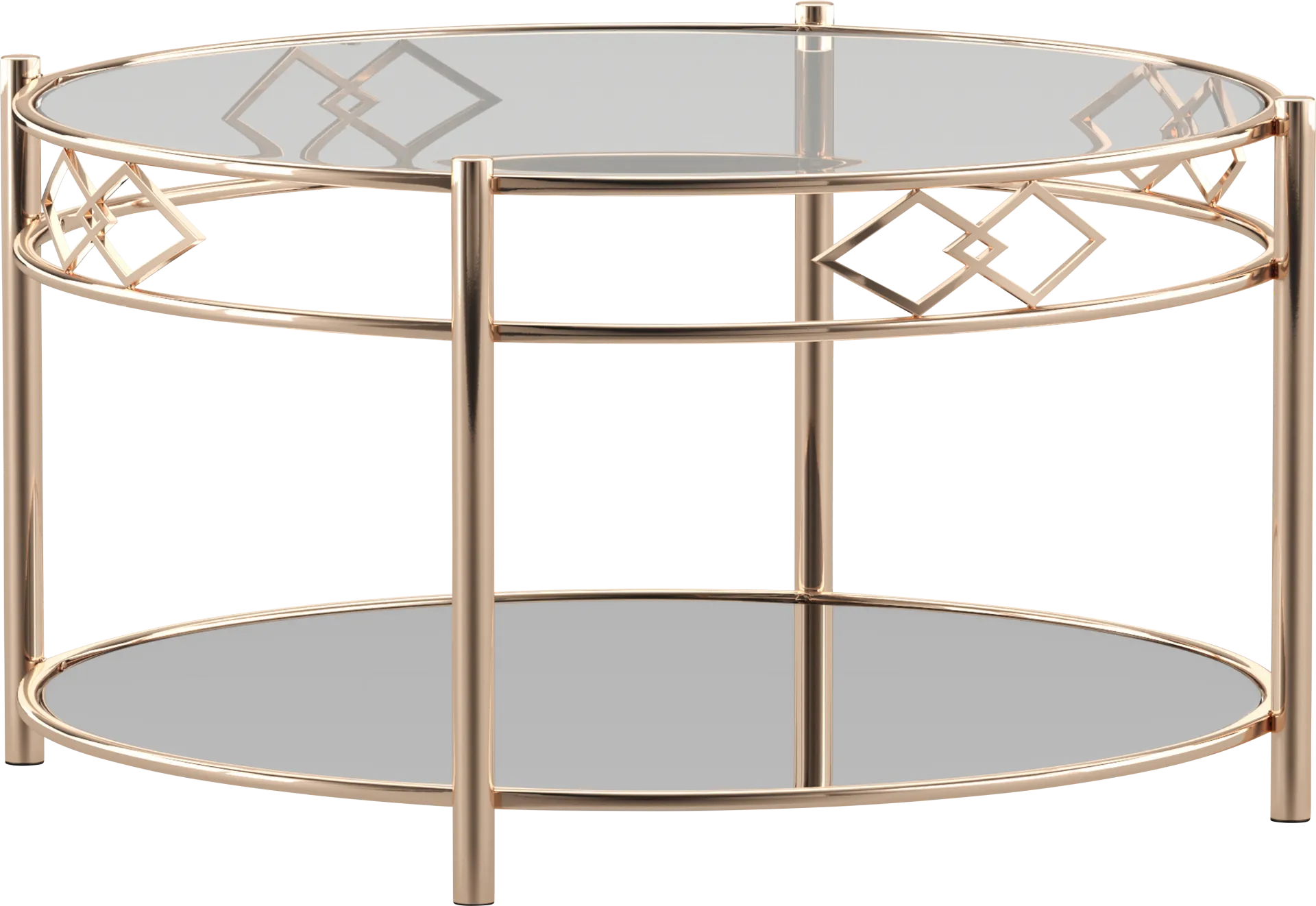 Chancery Rose Gold Cocktail Table - Image 1