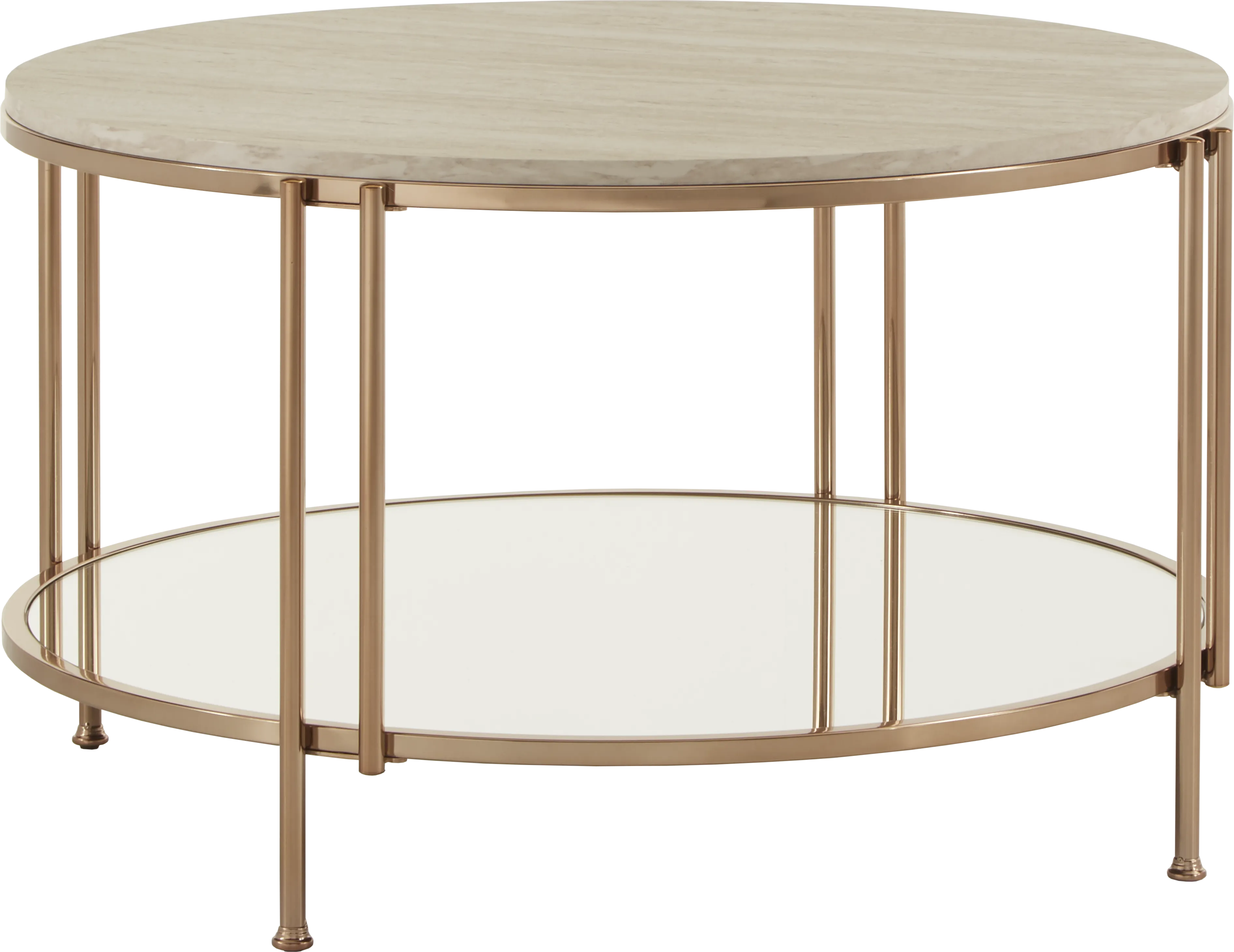 Clairview Gold Cocktail Table - Thumbnail - Image 1