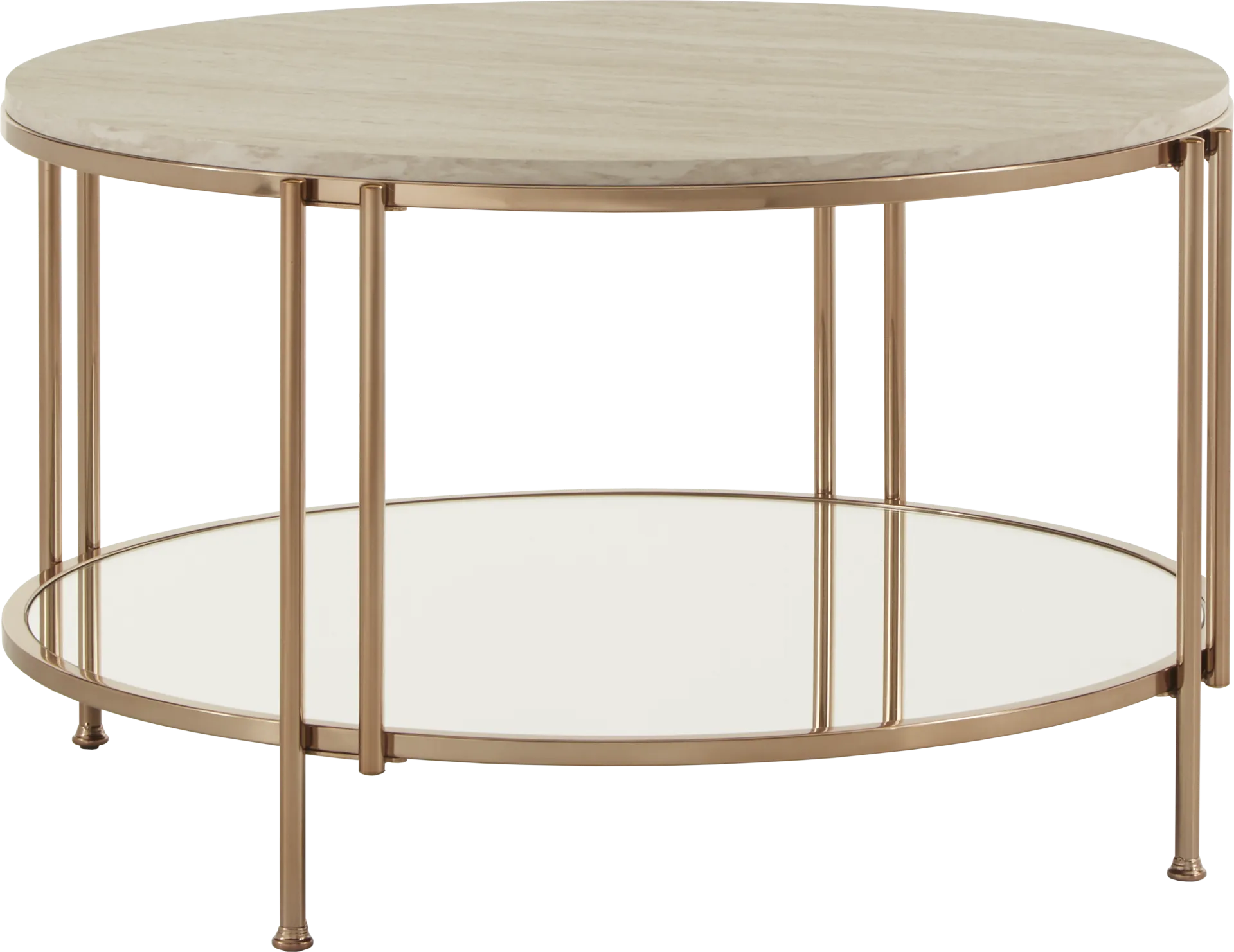 Clairview Gold Cocktail Table - Image 1
