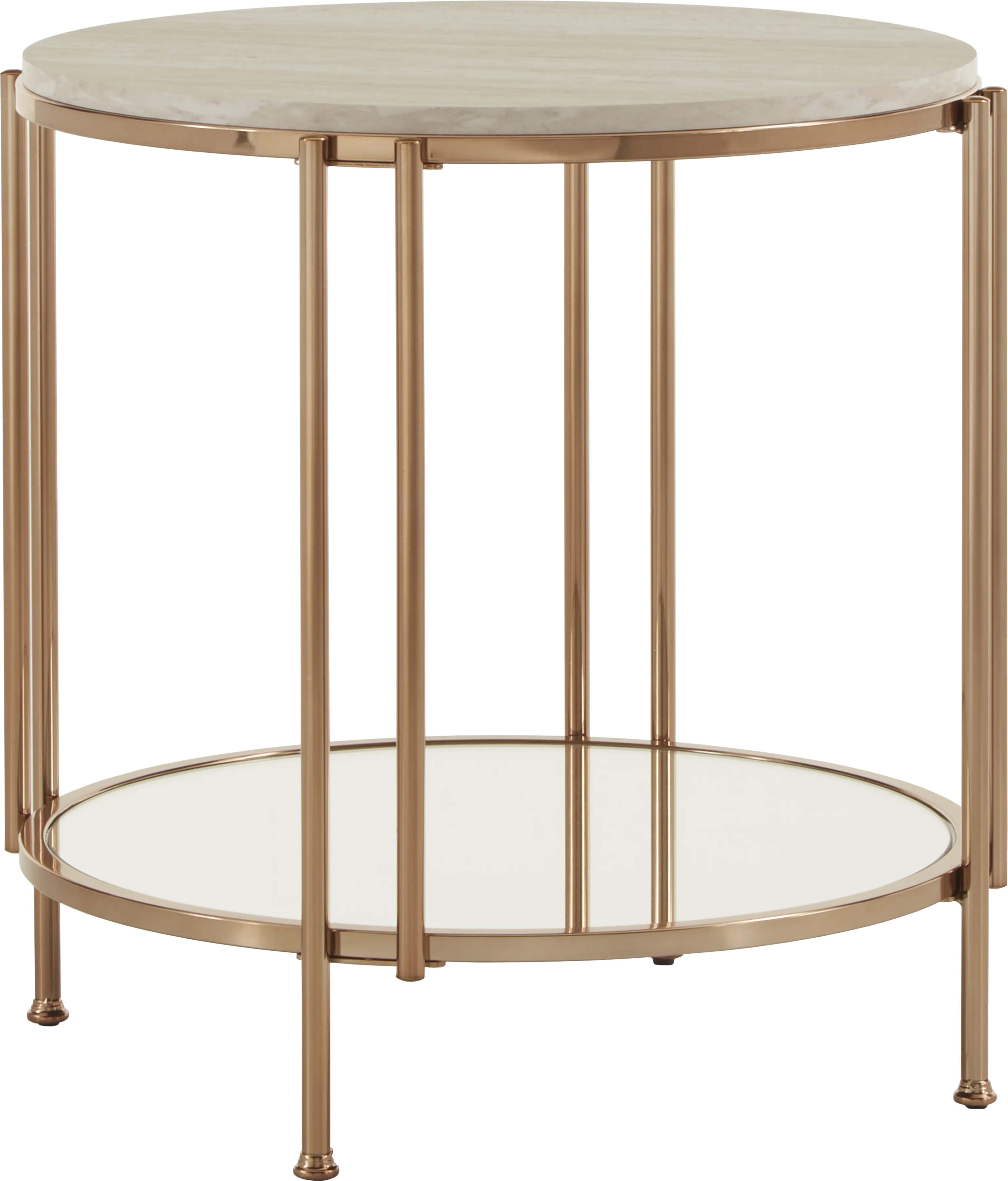 Clairview Gold End Table - Thumbnail - Image 1