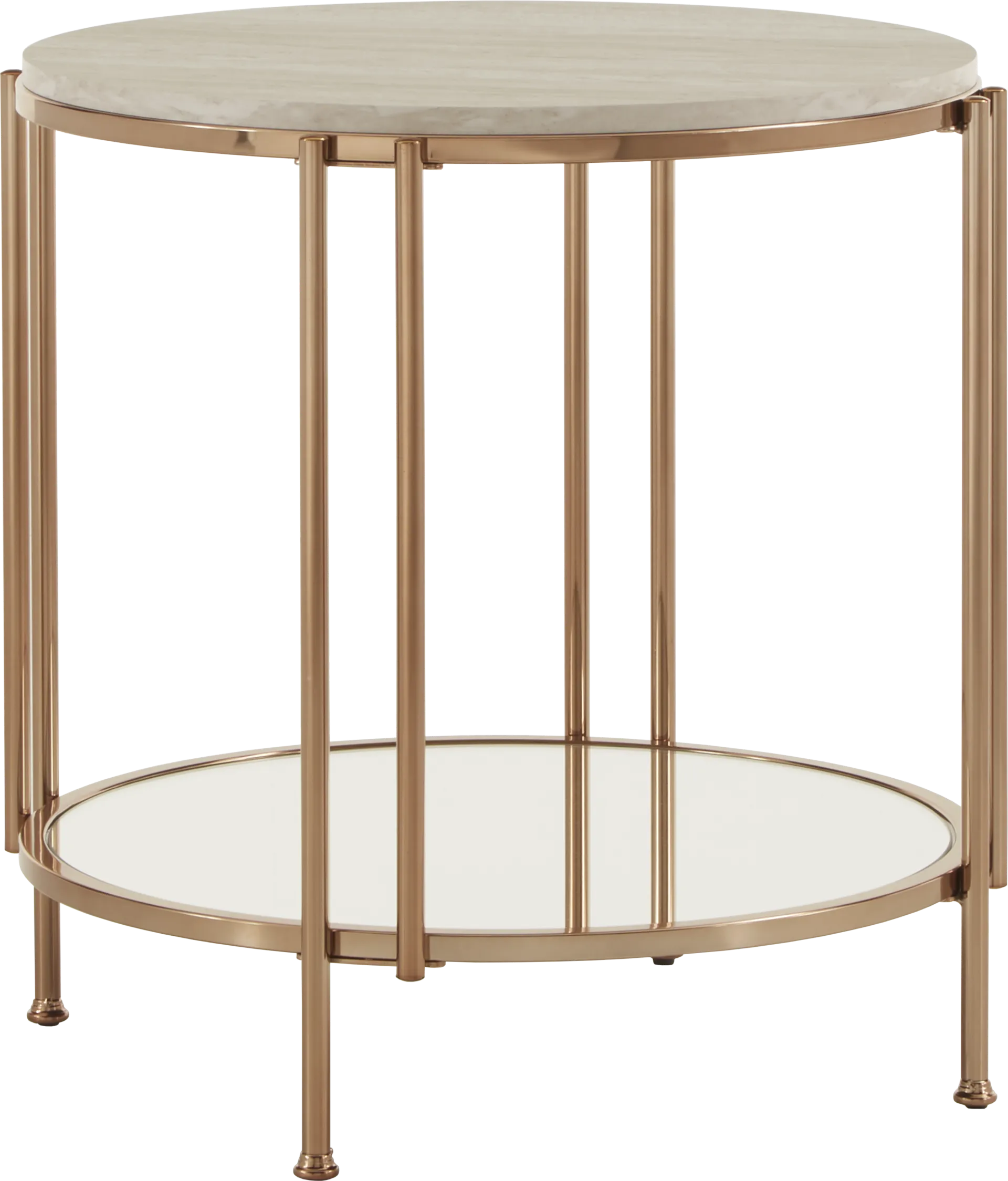 Clairview Gold End Table - Image 1