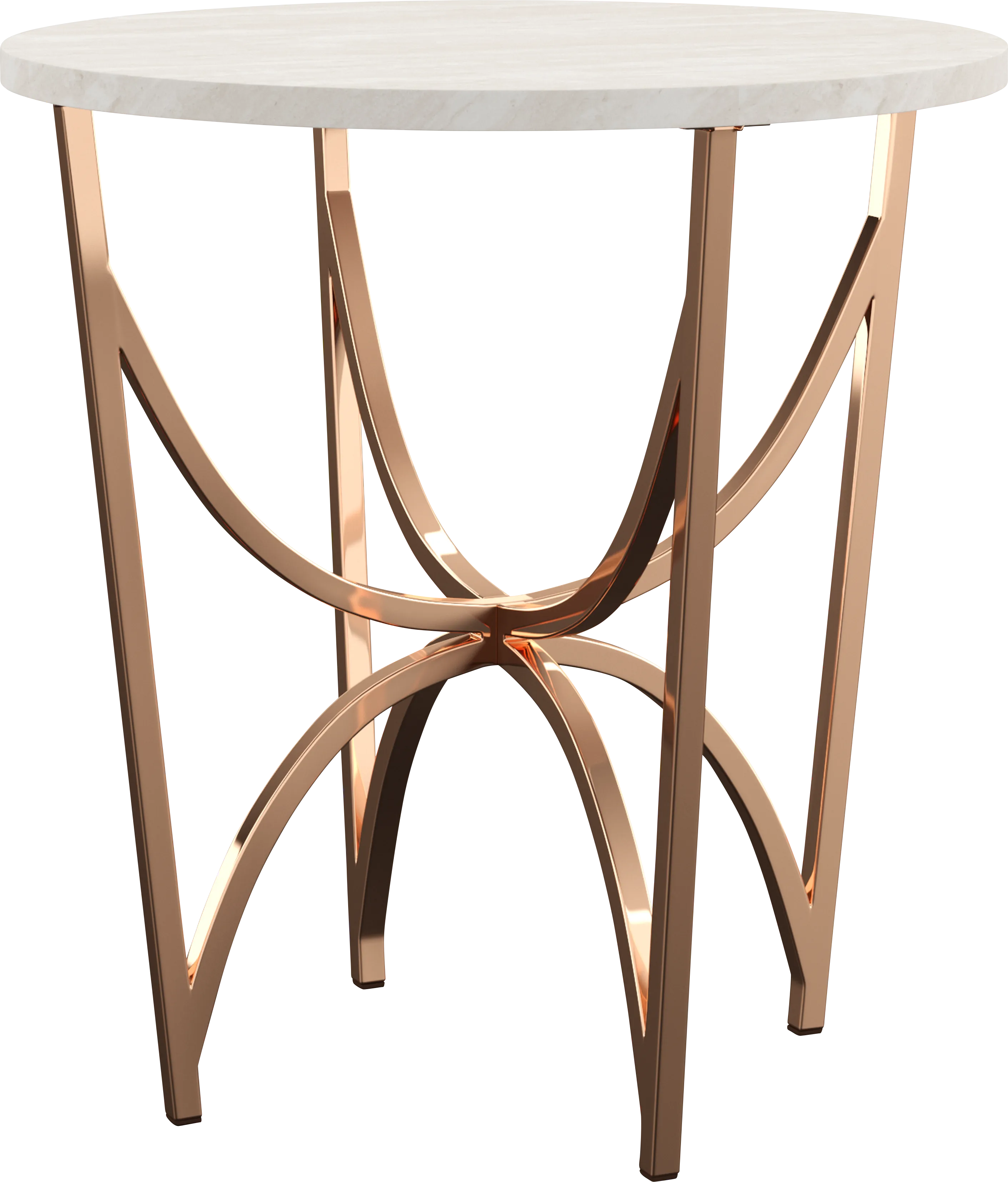 Fratessa Gold End Table - Thumbnail - Image 1