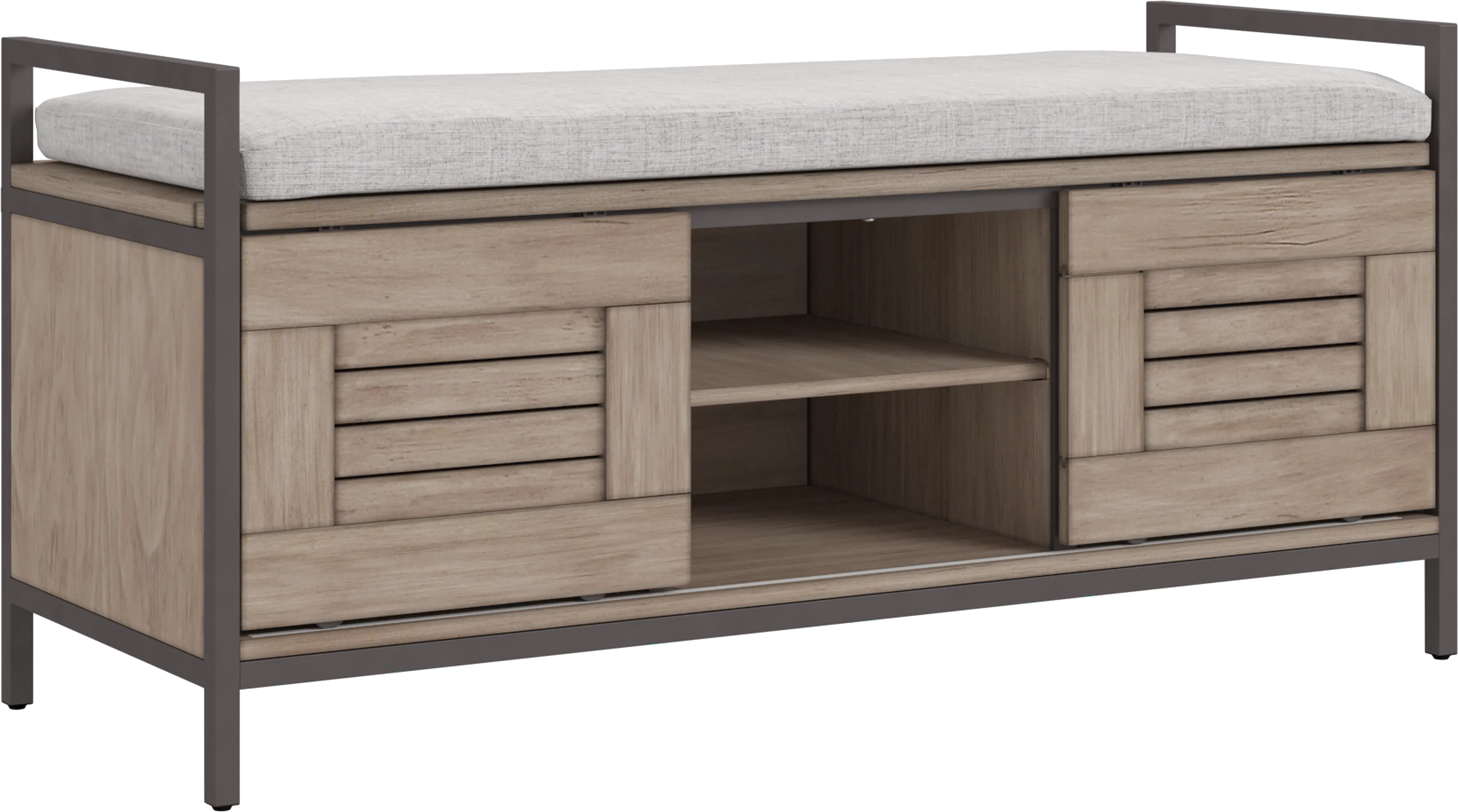 Colridge Gray Storage Bench - Image 1