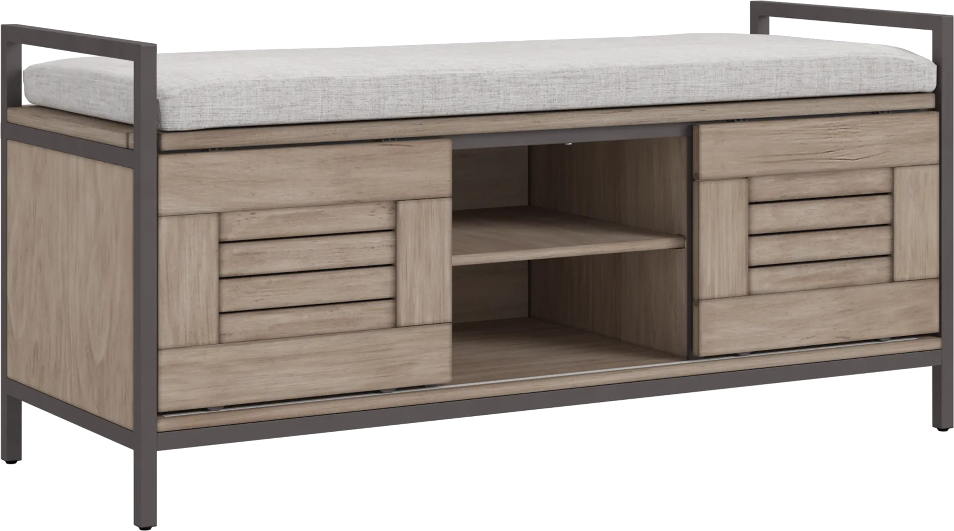Colridge Gray Storage Bench - Image 1