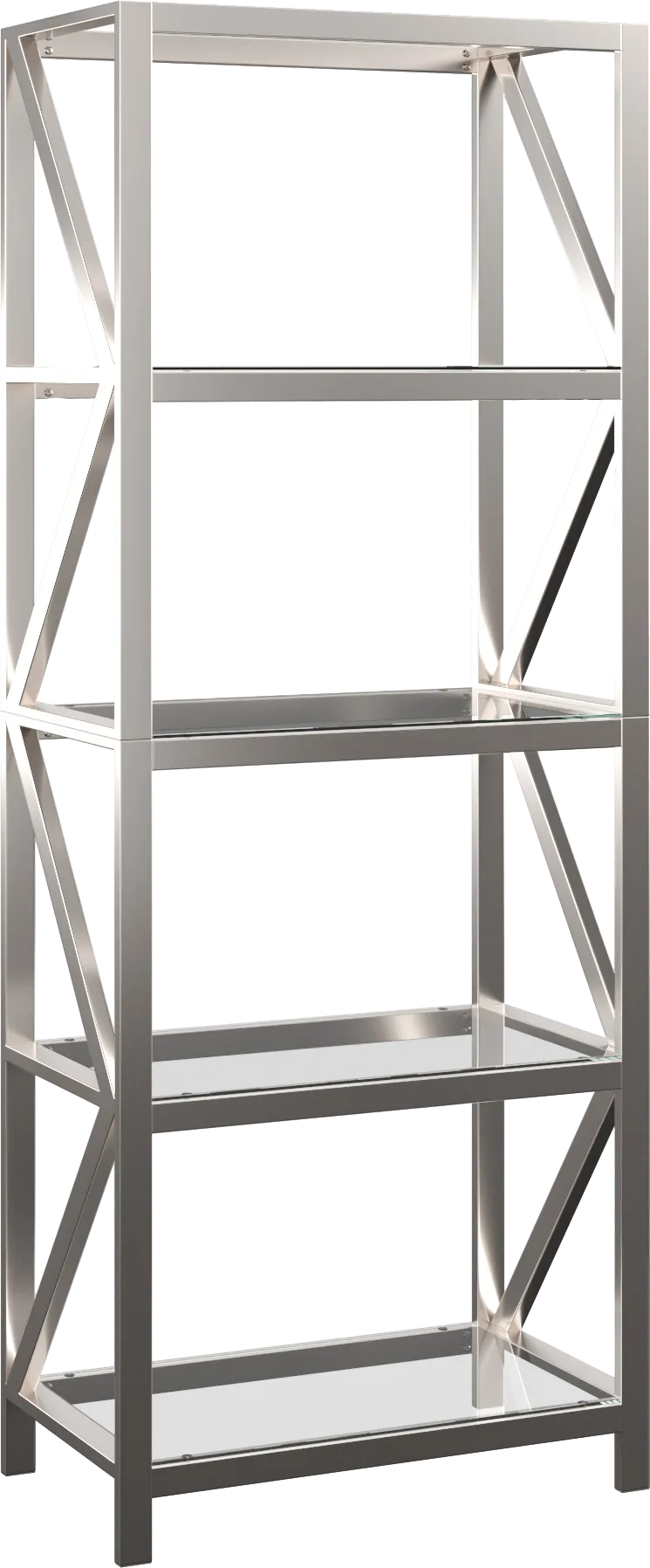 Ewer Gray Bookcase - Image 1