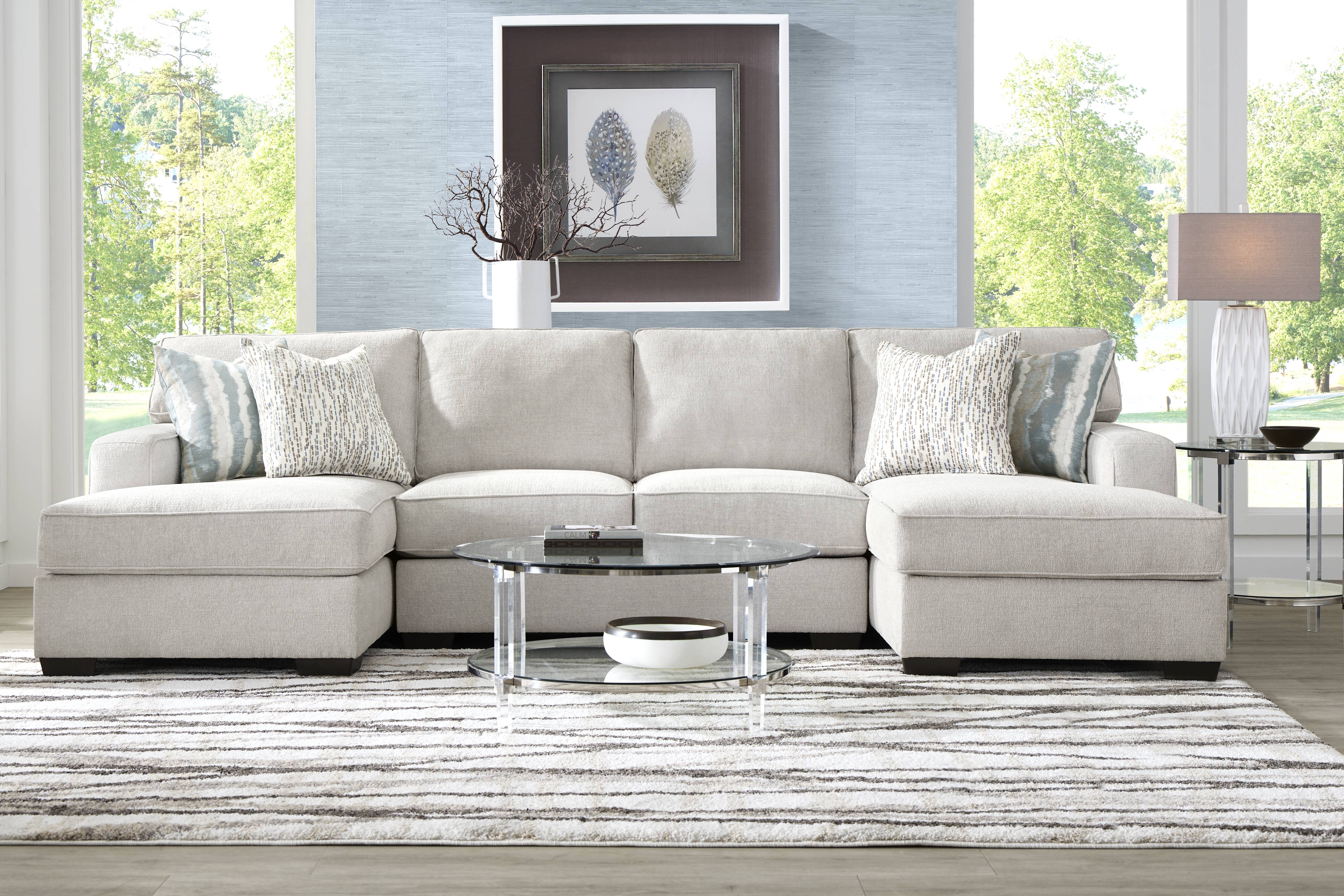 Cynthia Dove 3 Pc Sectional