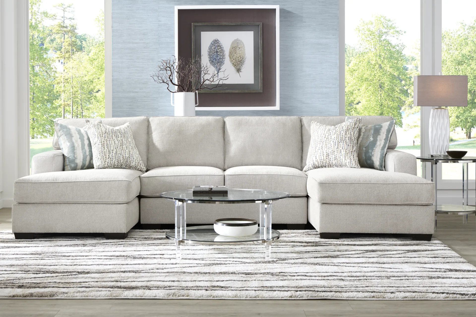 Cynthia Dove 3 Pc Sectional - Image 1