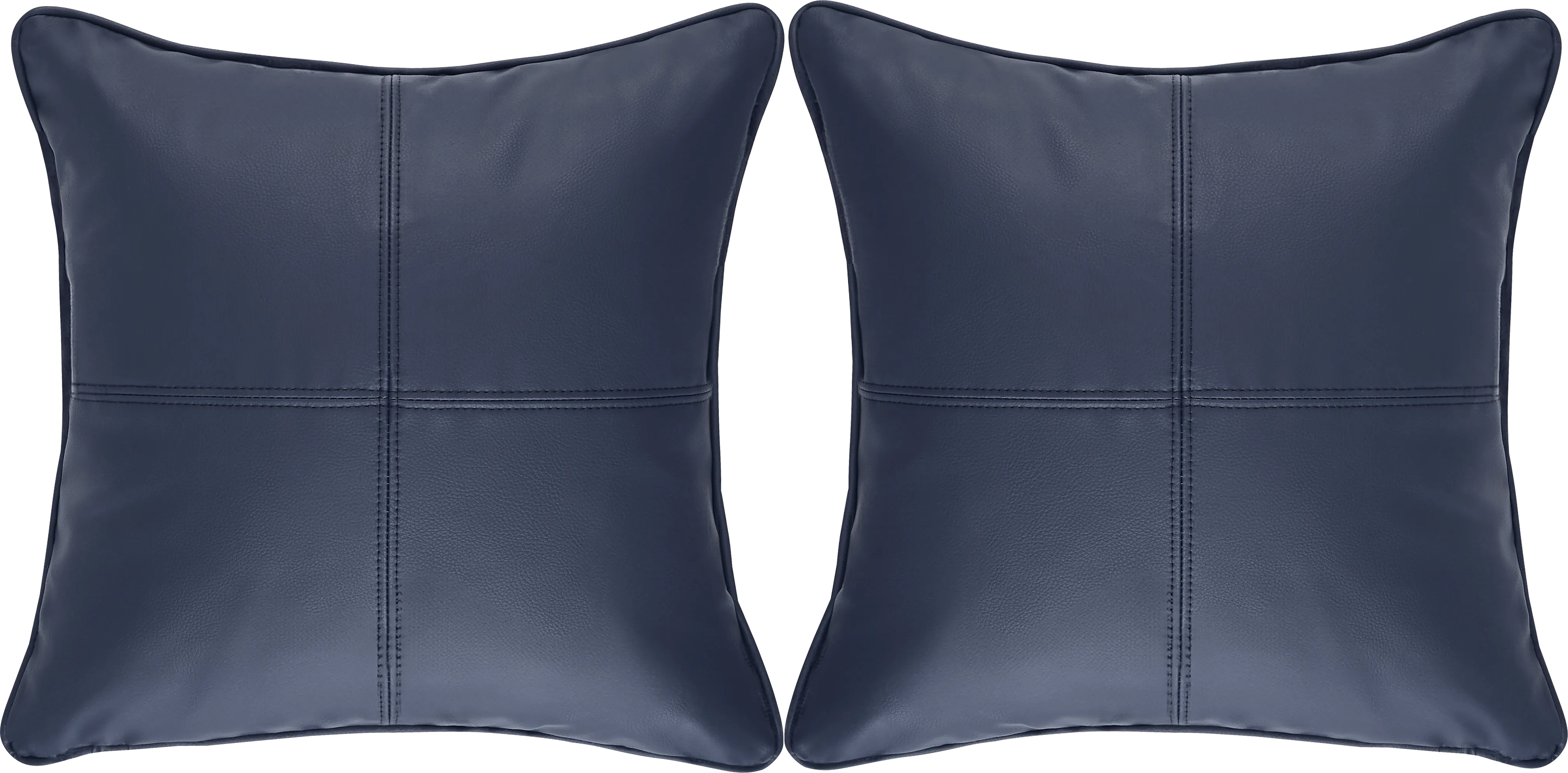 Barnwell Navy Indoor/Outdoor Accent Pillows (Set of 2) - Thumbnail - Image 1