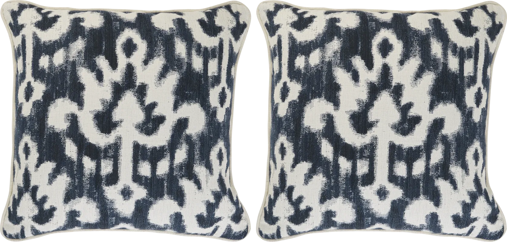 Patra Indigo Indoor/Outdoor Accent Pillows (Set of 2)