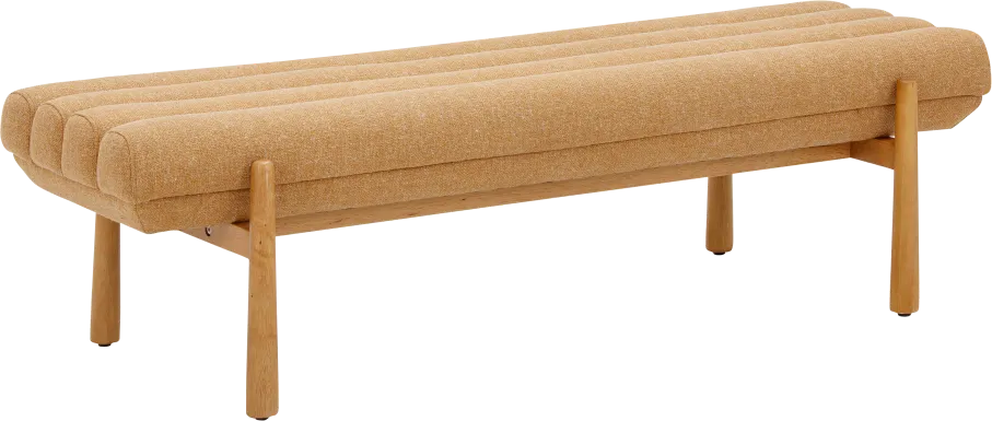 Deppert Yellow Accent Bench