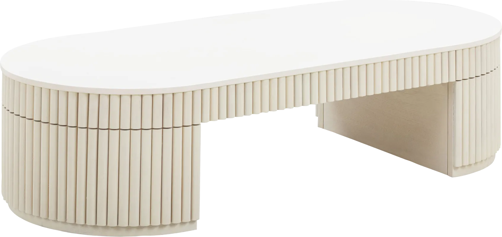 Gingoteague Cream Cocktail Table