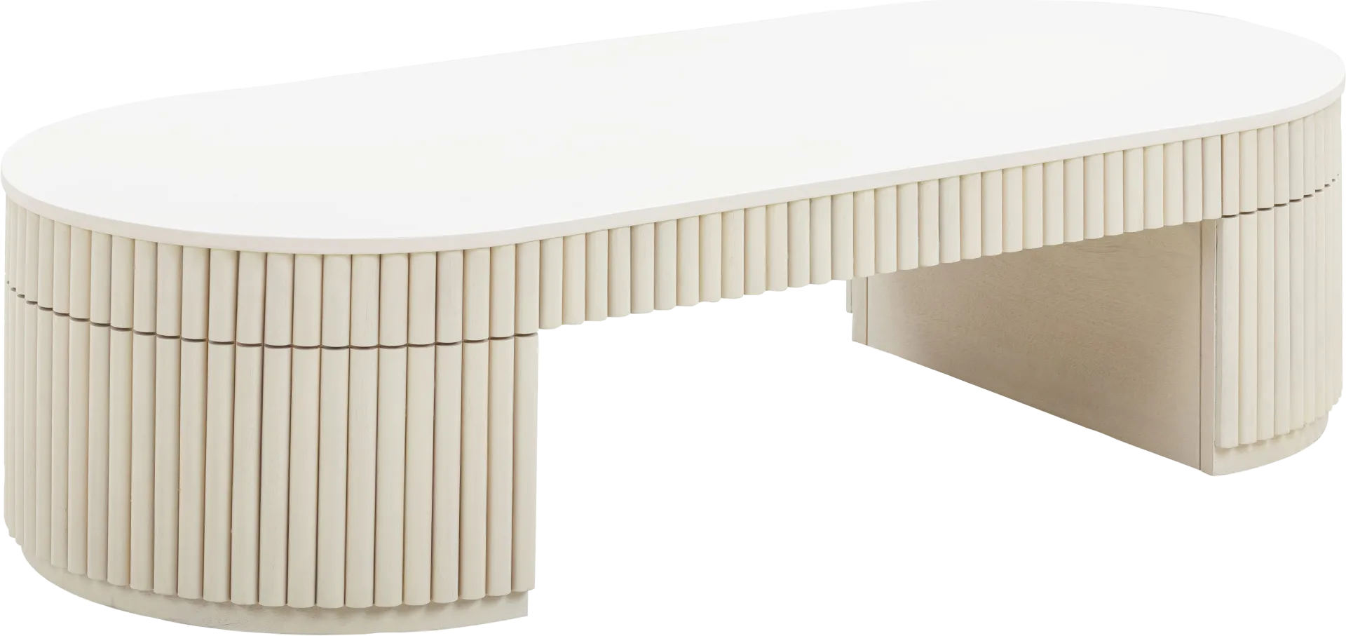Gingoteague Cream Cocktail Table - Image 1