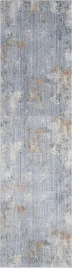 Crique Gray 2'2 x 8' Runner Rug