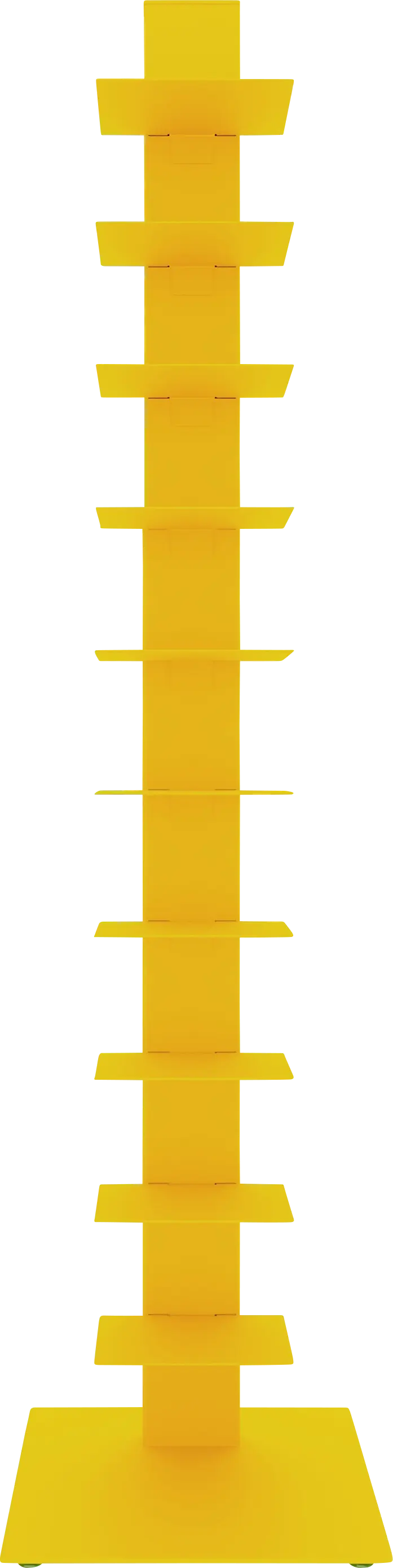 Lukens II Yellow Bookcase Tower