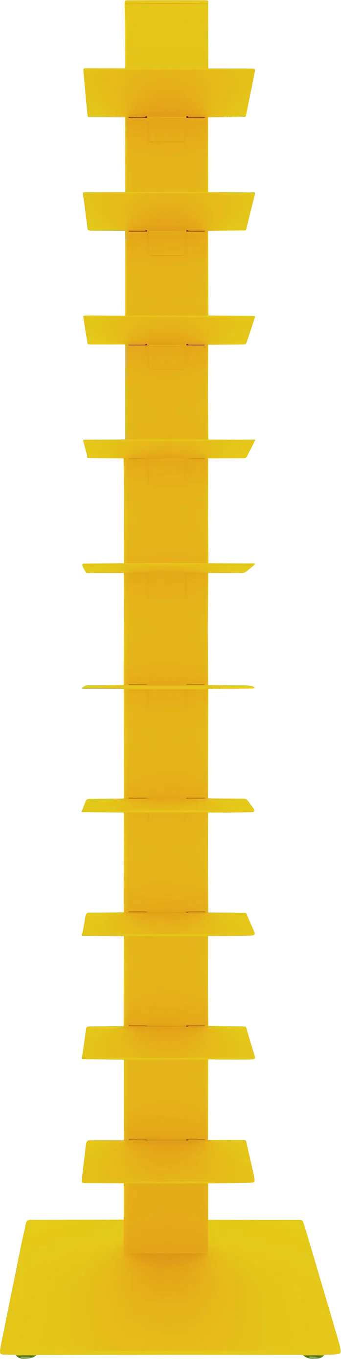 Lukens II Yellow Bookcase Tower - Image 1