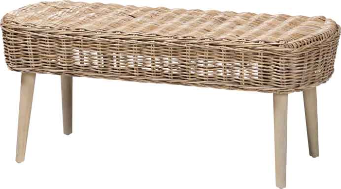 Davelin Gray Dining Bench