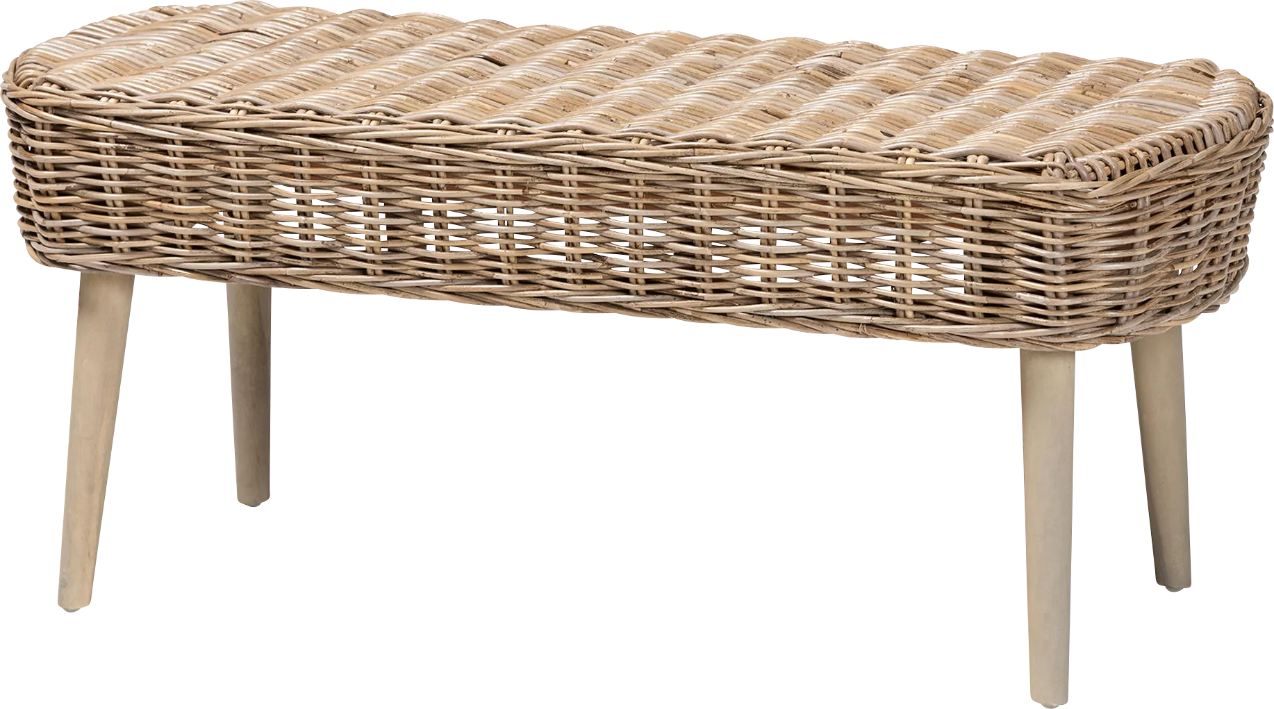 Davelin Gray Dining Bench - Image 1