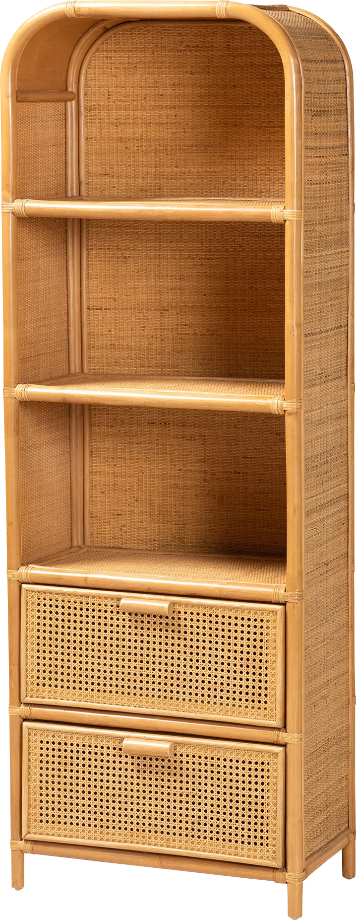 Brebati Brown Bookcase - Image 1