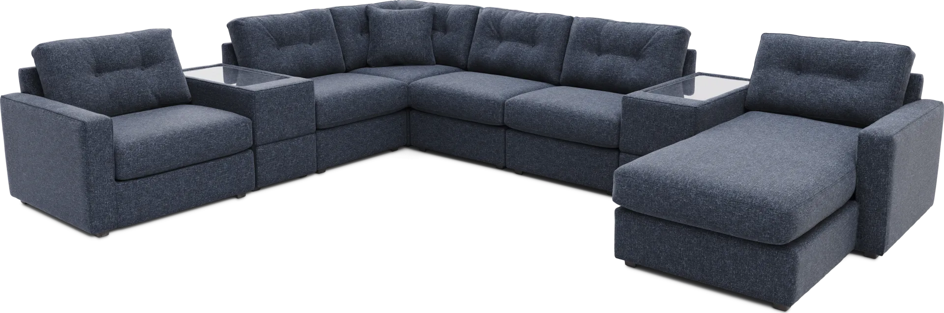 Dark Blue 8 Pc ModularOne - Image 1