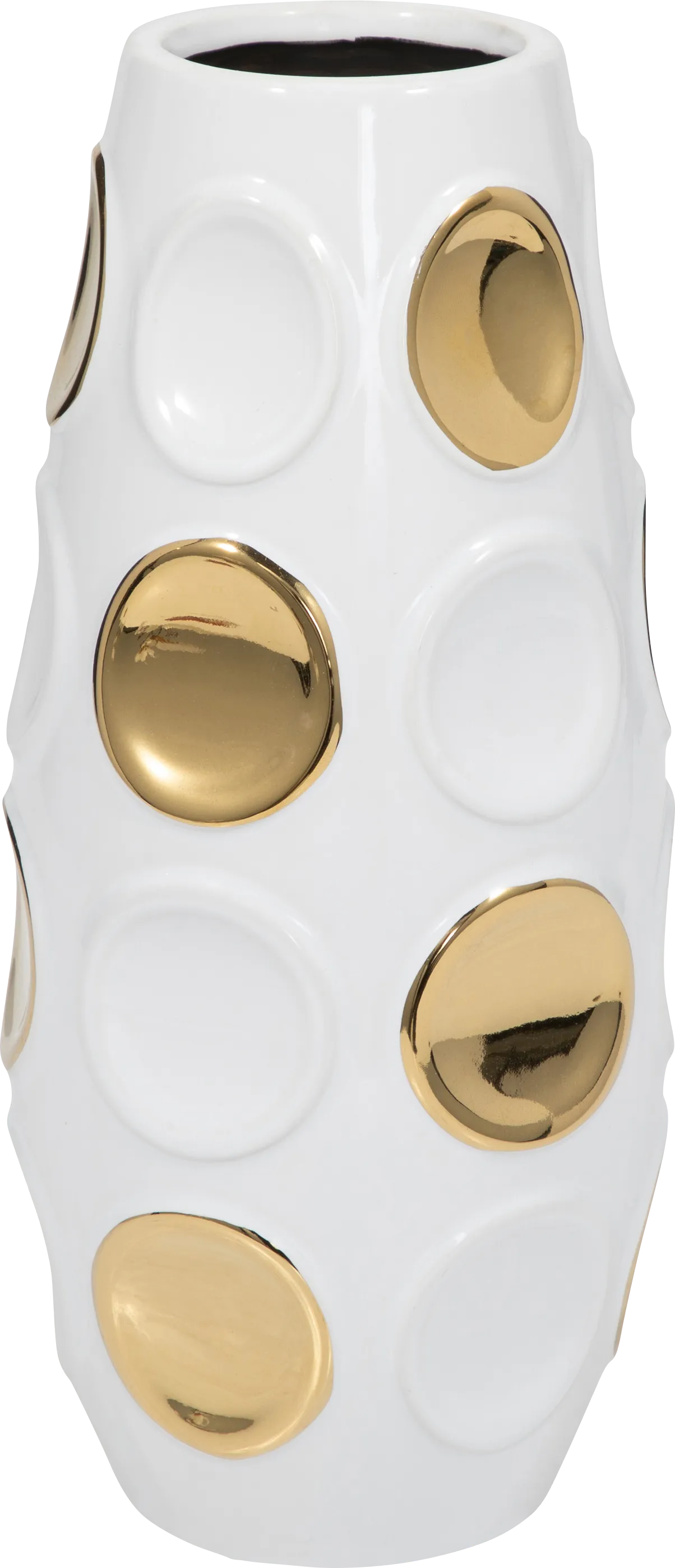 Byrington White 13 in. Vase - Image 1