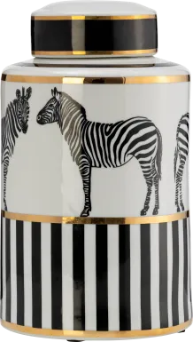 Ceylon White 12 in. Jar