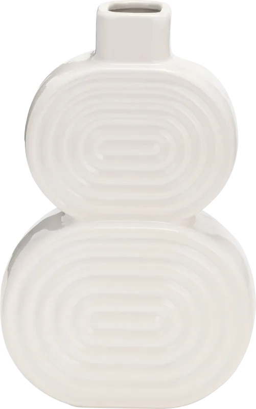 Rustburg White 10 in. Vase